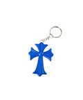Cross Keychain (Blue)